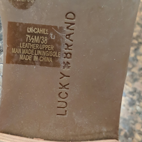 Lucky Brand slip on shoes 7 1/2 - Picture 6 of 7